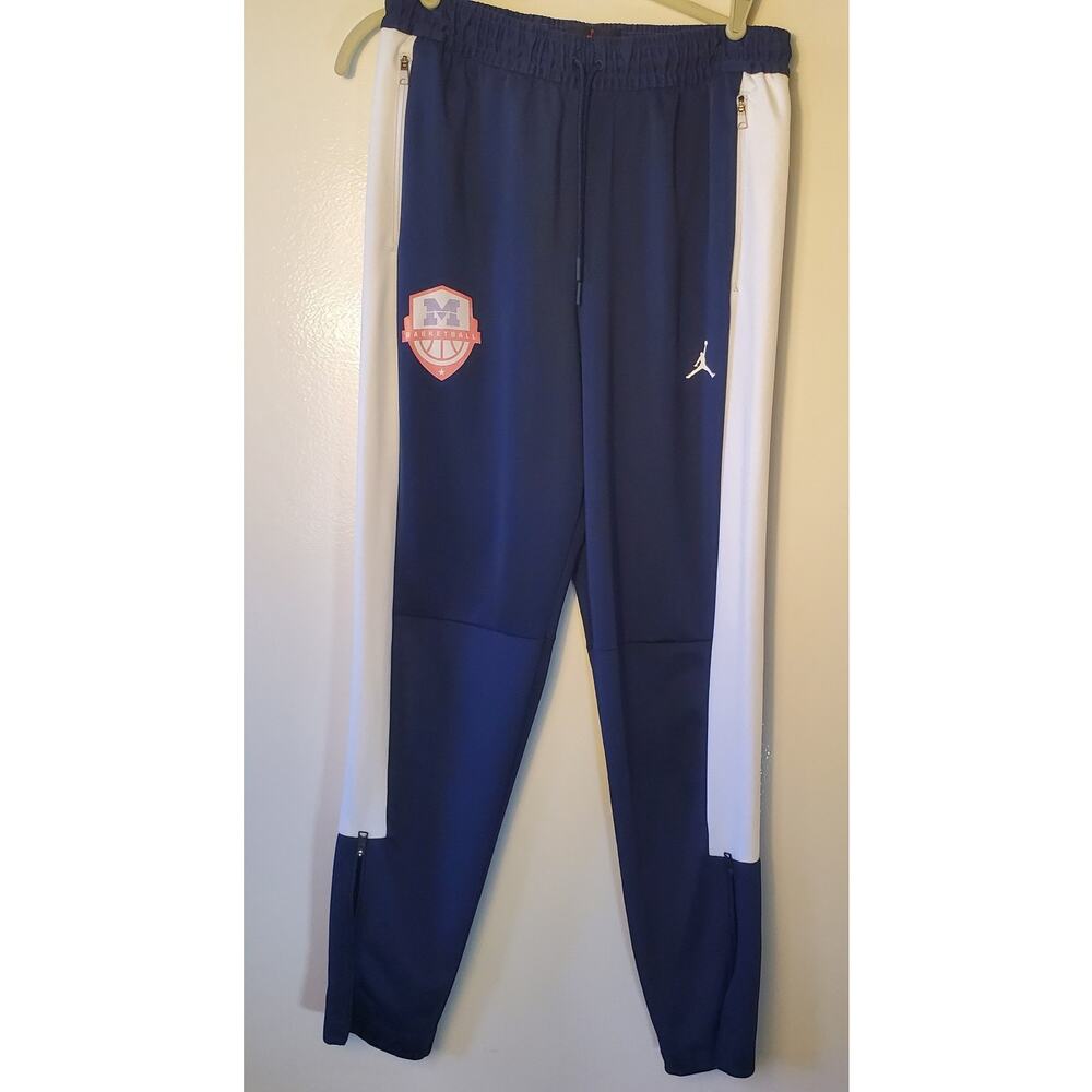 Nike Air Jordan DNA Team Woven Track Pants Royal Blue Mens Size L CN5344-420